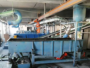 磨料試機現(xiàn)場